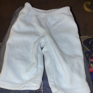 3months and light blue and boy pants and100% polyester